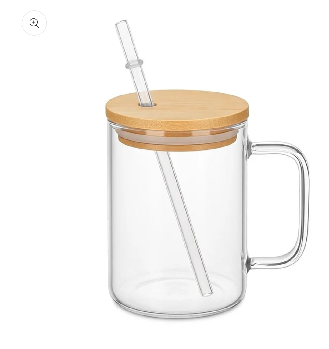 Mug à café de 15 oz Transparent