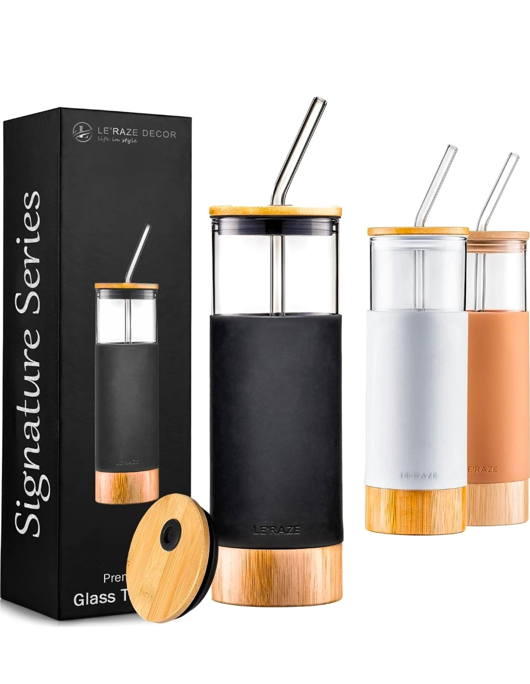 Bouteille d'eau en verre 591 ml